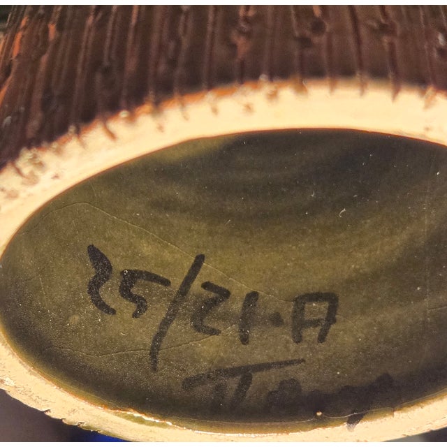 Contemporary Vintage Aldo Loni Raymor Pedestal Bowl/Vase For Sale - Image 3 of 9