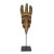 African Late 19th Century Old Grebo Bird Mask on Stand For Sale - Image 3 of 10