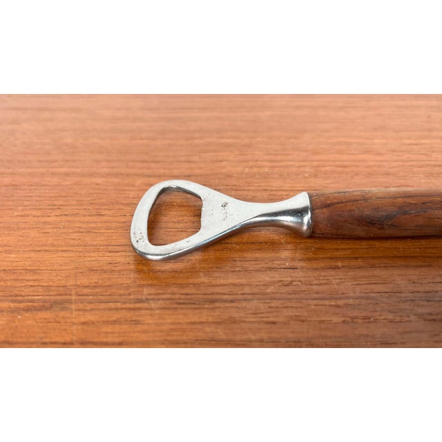 Wood Mid-Century Modern Danish Bottle Opener in Teak, 1960s For Sale - Image 7 of 14