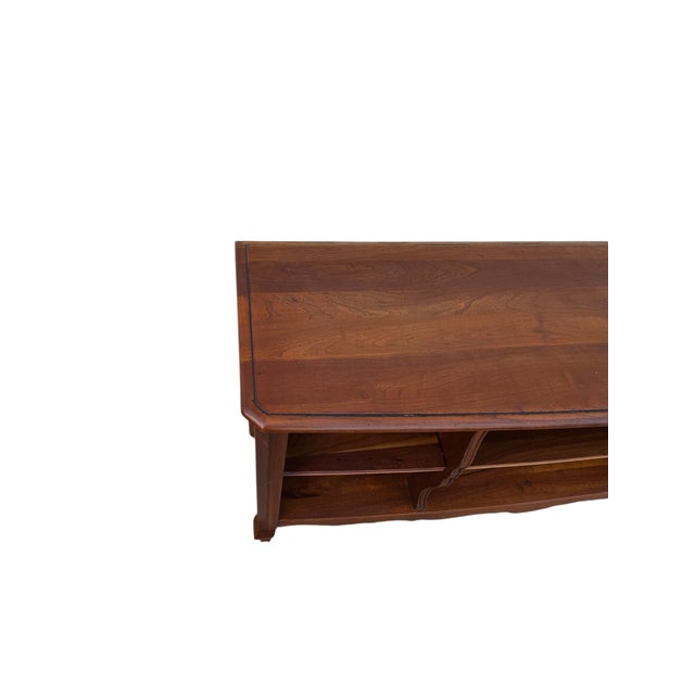 Ethan Allen 1990s Ethan Allen Maison Bookcase Shelf Console French Country Sideboard Cabinet For Sale - Image 4 of 18