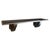 Vintage Art Deco Shelf in Silver-Plated Steel and Black Marble, 1980s For Sale - Image 16 of 16