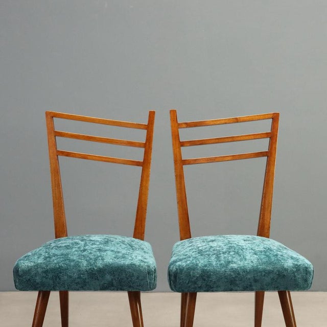 Mid-Century Dining Chairs, 1950s, Set of 5 For Sale - Image 3 of 9
