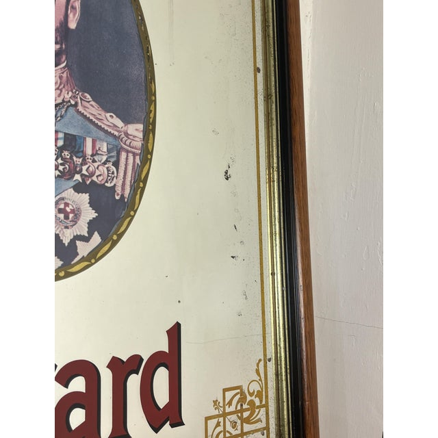 Blue Mid-Century Colman's Mustard Advertising Pub Mirror, 1950s For Sale - Image 8 of 18