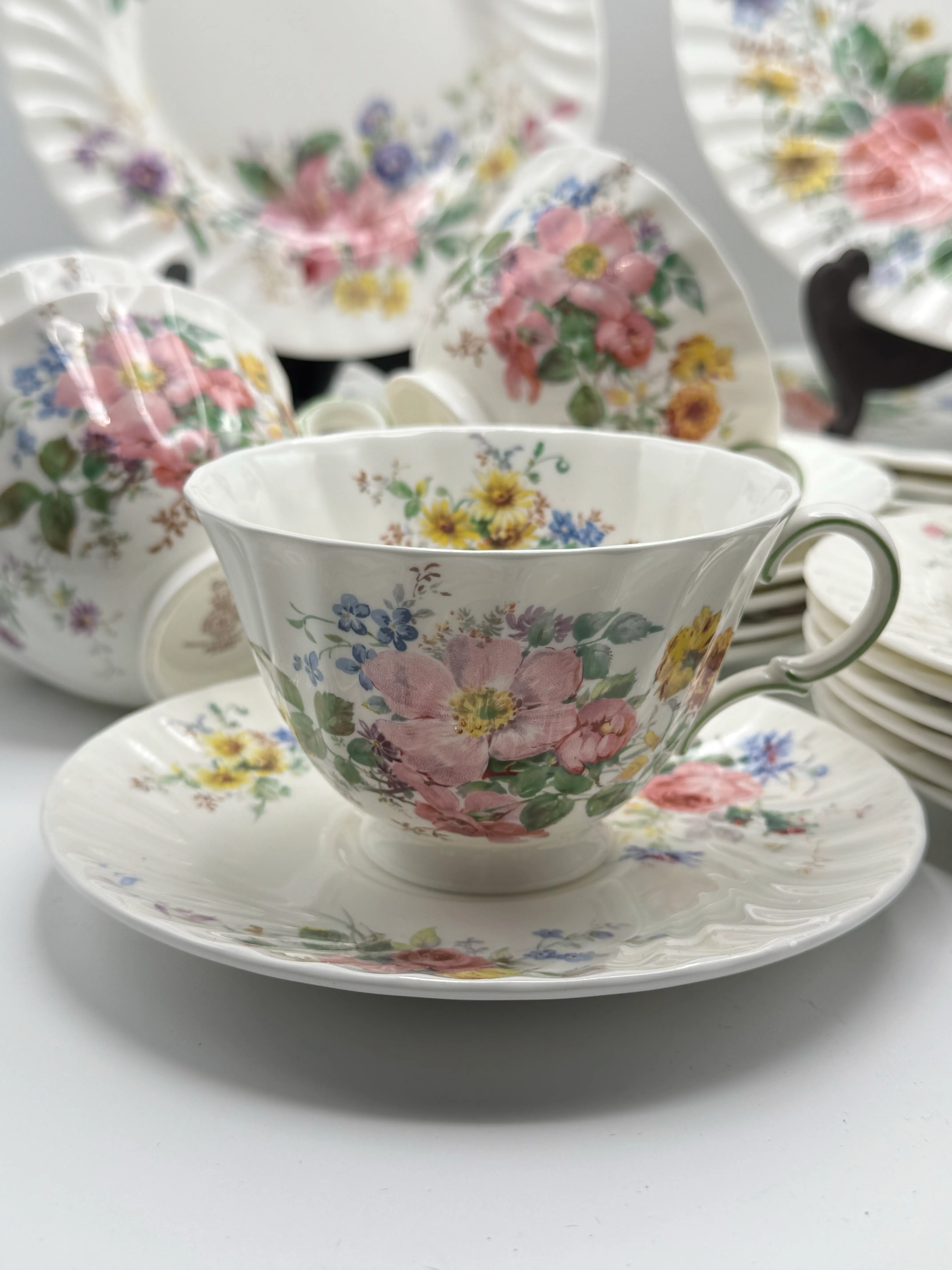 希少品！Spode　Fine Bone China　ARCADIAシリーズ　4枚 Spode, Acadia National Park Black | Replacements, Ltd.
