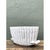 Vintage White Ceramic Bamboo Basket For Sale - Image 4 of 12
