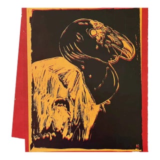 Andy Warhol California Condor 1986 Vanishing Animals For Sale