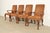 Baker Furniture Stately Homes Georgian Carved Mahogany Open Arm Library Chairs, Pair For Sale - Image 12 of 13
