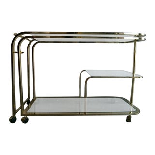 Milo Baughman for DIA Bar Cart For Sale