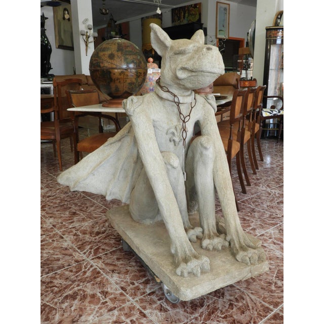 Jackie Kaplan Person, Gargoyle, Stone For Sale - Image 13 of 13