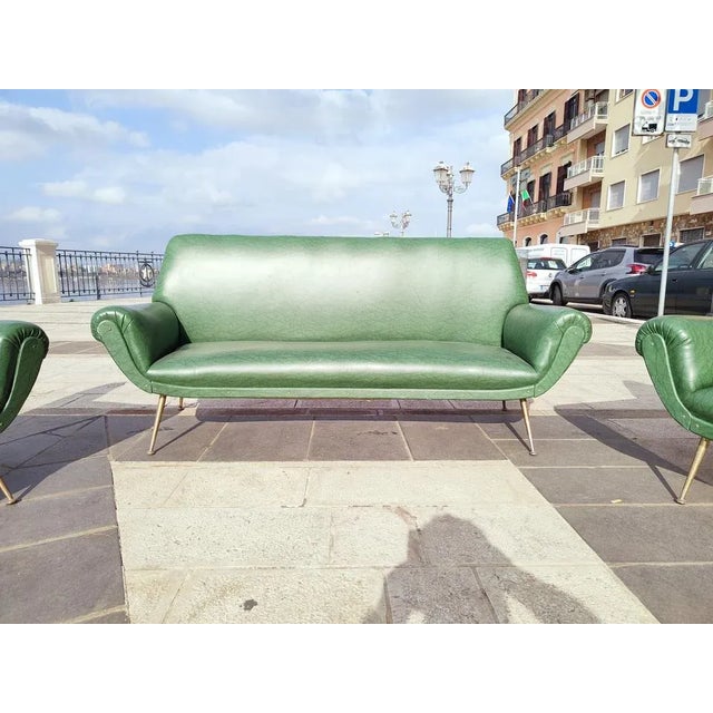 1960s Complete Living Room by Gigi Root for Minotti, 1965, Set of 3 For Sale - Image 5 of 12