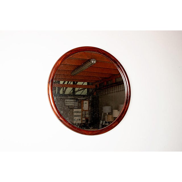 Grande Round Mirror from Vildbjerg Møbelfabrik, 1960 For Sale - Image 9 of 15