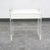 Mid Century Modern Stool Seat Vanity Lucite White Vintage Rectanfular Handles For Sale - Image 12 of 12