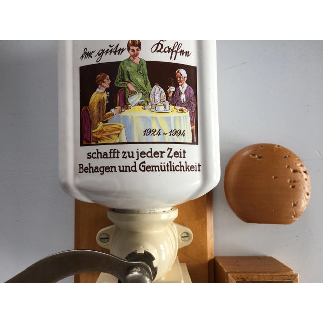 Eduscho Wall Coffee Grinder, 1990s, in Very Good conditions. Designed 1960 to 1969