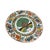 Green Chinese Export Canton Famille Rose Plate With Rare Central Peacock, Ca. 1865 For Sale - Image 8 of 10