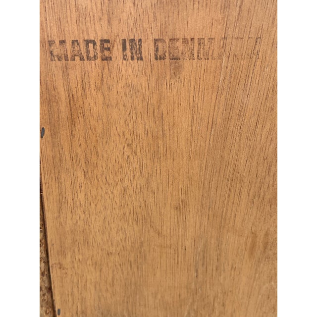 Mid-Century Modern Modern Vintage Danish Teak Tall Chest of Drawers Cabinet For Sale - Image 3 of 10
