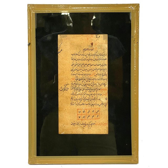 Indian Mughal Miniature Double-Sided Painting on Paper, Courting Scene For Sale - Image 11 of 12