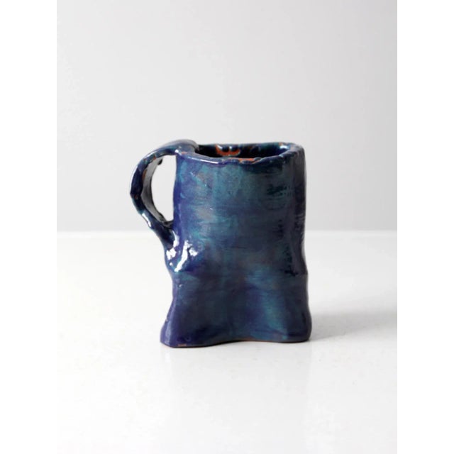Vintage Studio Pottery Mug For Sale - Image 6 of 9
