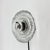 Silver Ice Glass Wall Light or Flush Mount from Peill & Putzler, 1970s For Sale - Image 8 of 18