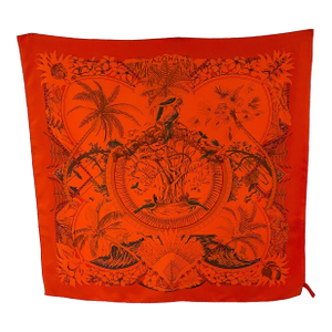 Hermès Surteint Aloha Foulard En Soie 2000 Bourthounieux Laurence