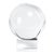 Sakinah Decorative Crystal Glass Orb on Base, Large, Clear For Sale