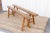 Pair of Antique French Fruitwood Benches For Sale - Image 10 of 13