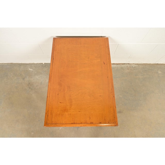 T. H. Robsjohn-Gibbings for Widdicomb Walnut Two-Tier Nightstand or Side Table, 1950s For Sale - Image 10 of 13