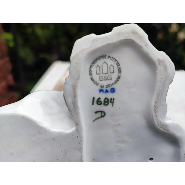 Danish Porcelain Figurine of Woman Playing Guitar from Bing & Grondahl, 1950s For Sale - Image 11 of 12