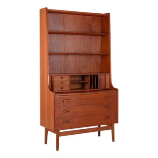Danish Teak Bookcase by Johannes Sorth for Nexø, 1960s For Sale
