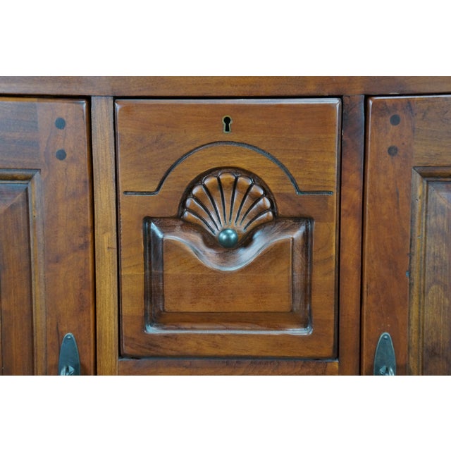 Late 20th Century Lexington Bob Timberlake Cherry Step Back Display Cabinet Buffet Hutch Bookcase For Sale - Image 18 of 18