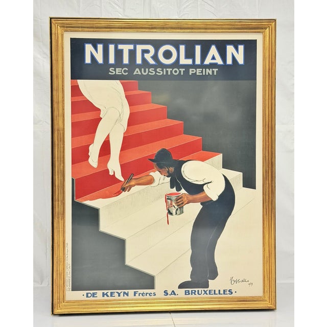 Art Deco Leonetto Cappiello Nitrolian Art Deco Advertising Poster, Paris, 1929 For Sale - Image 3 of 18