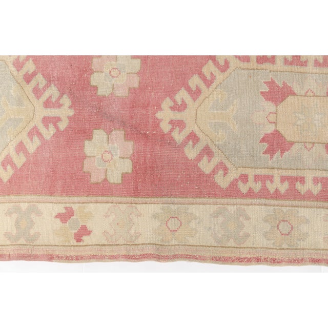 Sand Authentic Vintage Oushak in Beige & Sand Rug For Sale - Image 8 of 10