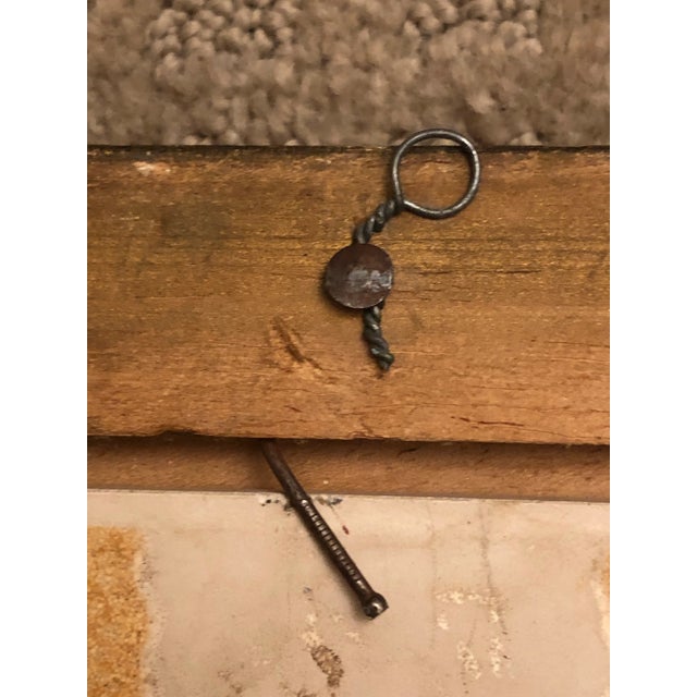 19th Century Delft Hand Painted Holland Tile With the Flute Player in Wood Frame For Sale In Miami - Image 6 of 12