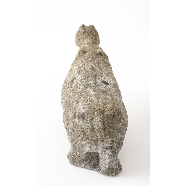 Sculpture Materials Composite Stone Hippopotamus Garden Ornament, English 20th Century For Sale - Image 7 of 11