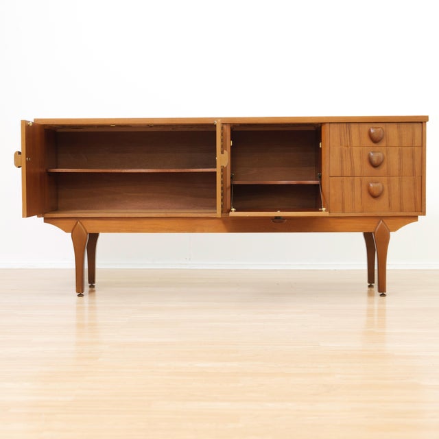 Wood Mid Century Jentique Teak Sideboard, England, 1960s For Sale - Image 7 of 10