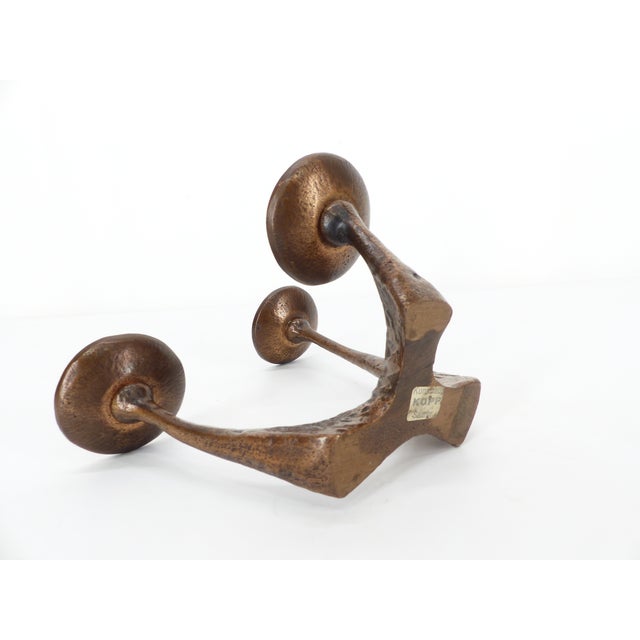 1960s Vintage Brutalist Candleholder, 1960 For Sale - Image 5 of 8