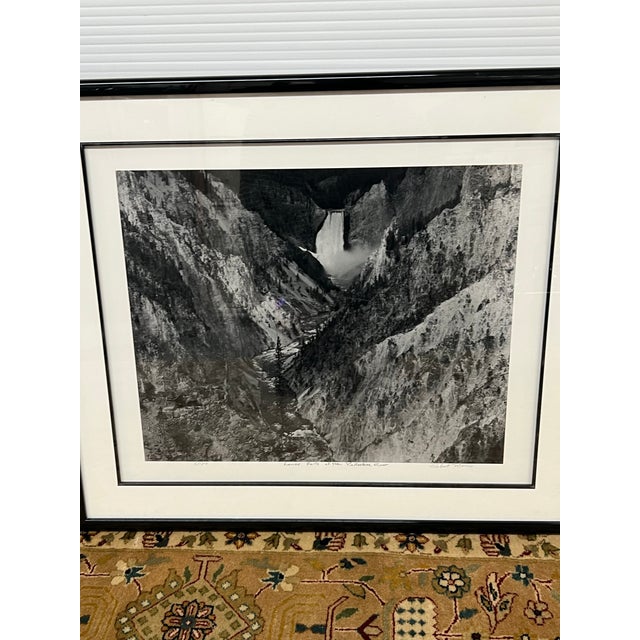 Photography Robert Morris Lower Yellowstone River in Yellowstone Park, Wyoming B/W Limited Photography, Signed For Sale - Image 7 of 12