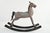 Wood Antique Carved and Painted Wooden Rocking Horse For Sale - Image 7 of 16