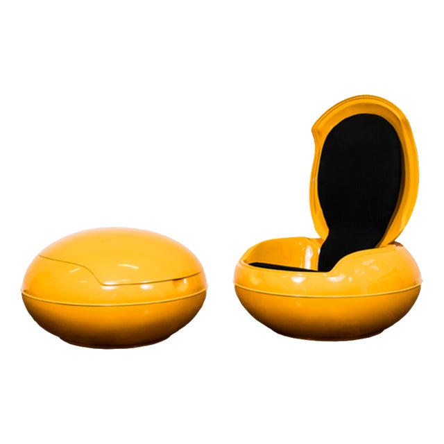 Garden Egg Chairs by Peter Ghyczy, 1968, Set of 2 For Sale