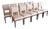 Set of 10 - Christian Liaigre Style Leather Chairs For Sale