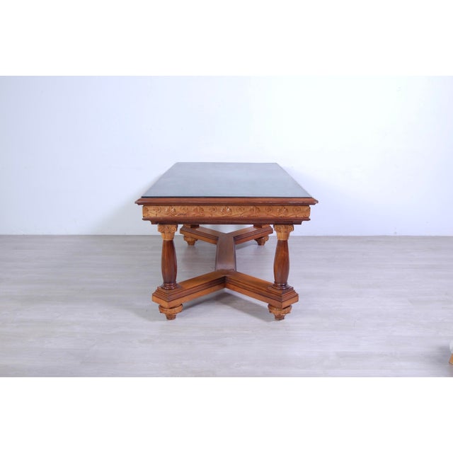 Marble-Topped Table, Brianza, Italy, 1940s For Sale - Image 10 of 18