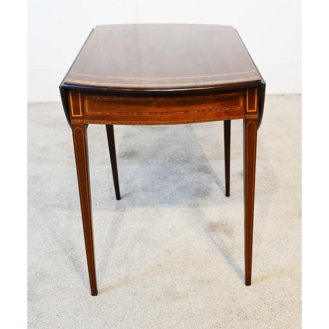 Georgian Sheraton Pembroke Table Drop Leaf, 1790s For Sale - Image 10 of 11