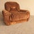 Brown Vintage Brown Lounge Chair For Sale - Image 8 of 14