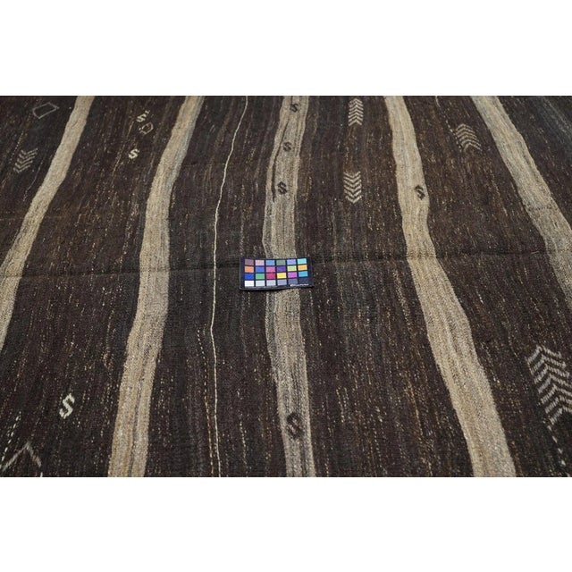 19th Century Vintage Kilim Rug 6'5'' x 8'10'' For Sale - Image 5 of 12