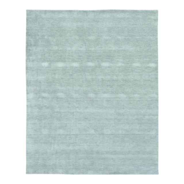 Exquisite Rugs Rheine Hand Loom Wool Light Gray - 9'x12' For Sale