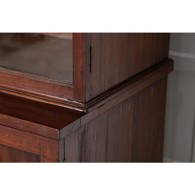 Monumental Irish Georgian Mahogany Glazed Bookcase, 1810 For Sale - Image 9 of 14