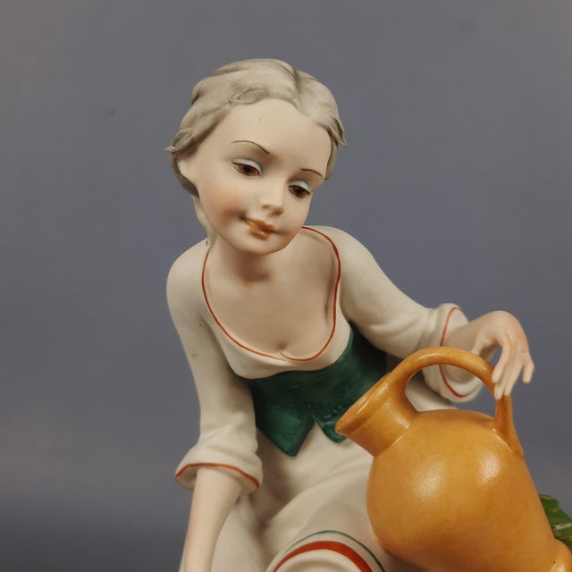 Ceramic Capodimonte Biscuit Sculpture by Nico Venzo, 1970s For Sale - Image 7 of 13