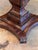 1920s Faux Rosewood Pedestal Table With Marble Top For Sale - Image 6 of 10