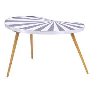 Mid-Century Kidney-Shaped Plant Side Table, 1960s For Sale