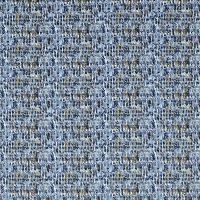Harlequin Kelambu Fabric in Indigo/Pebble For Sale