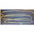 18 Karat Yellow Gold Handmade Chain 76 Inch Unique Opera Length For Sale - Image 13 of 15
